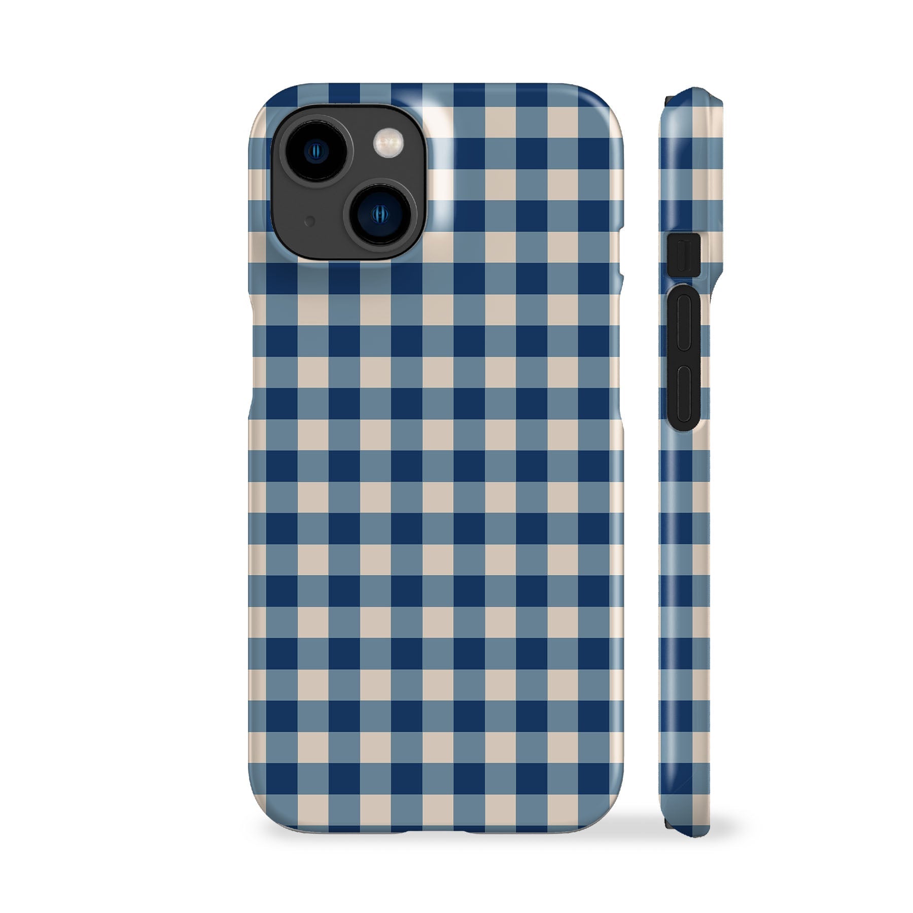 Blue Gingham Phone Case1