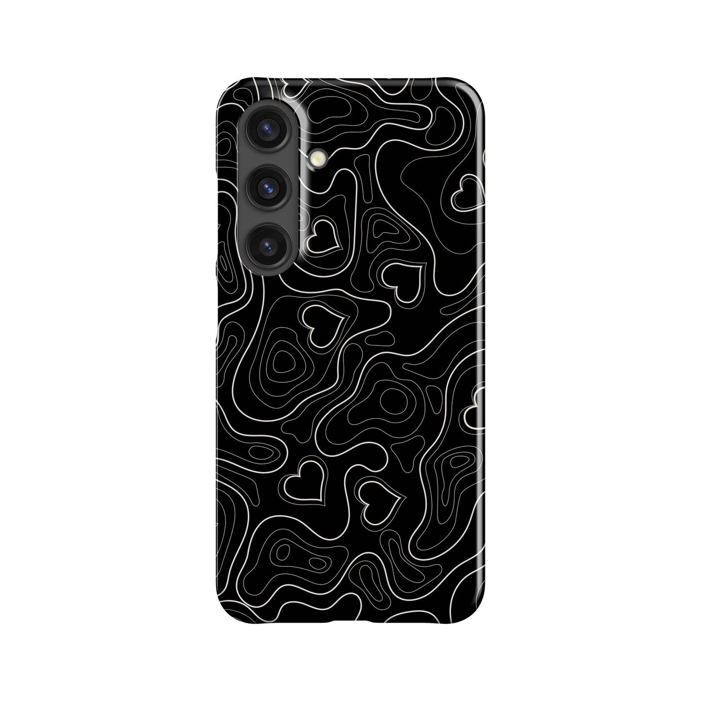 Love Topographic Phone Case