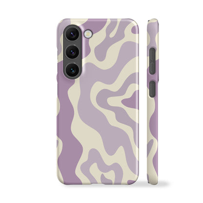 Abstract Wavy Lilac Phone Case