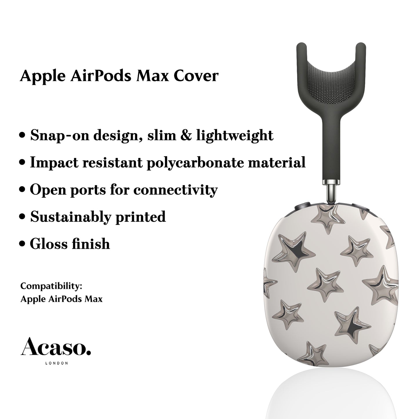 3D Stars AirPods Max Cover