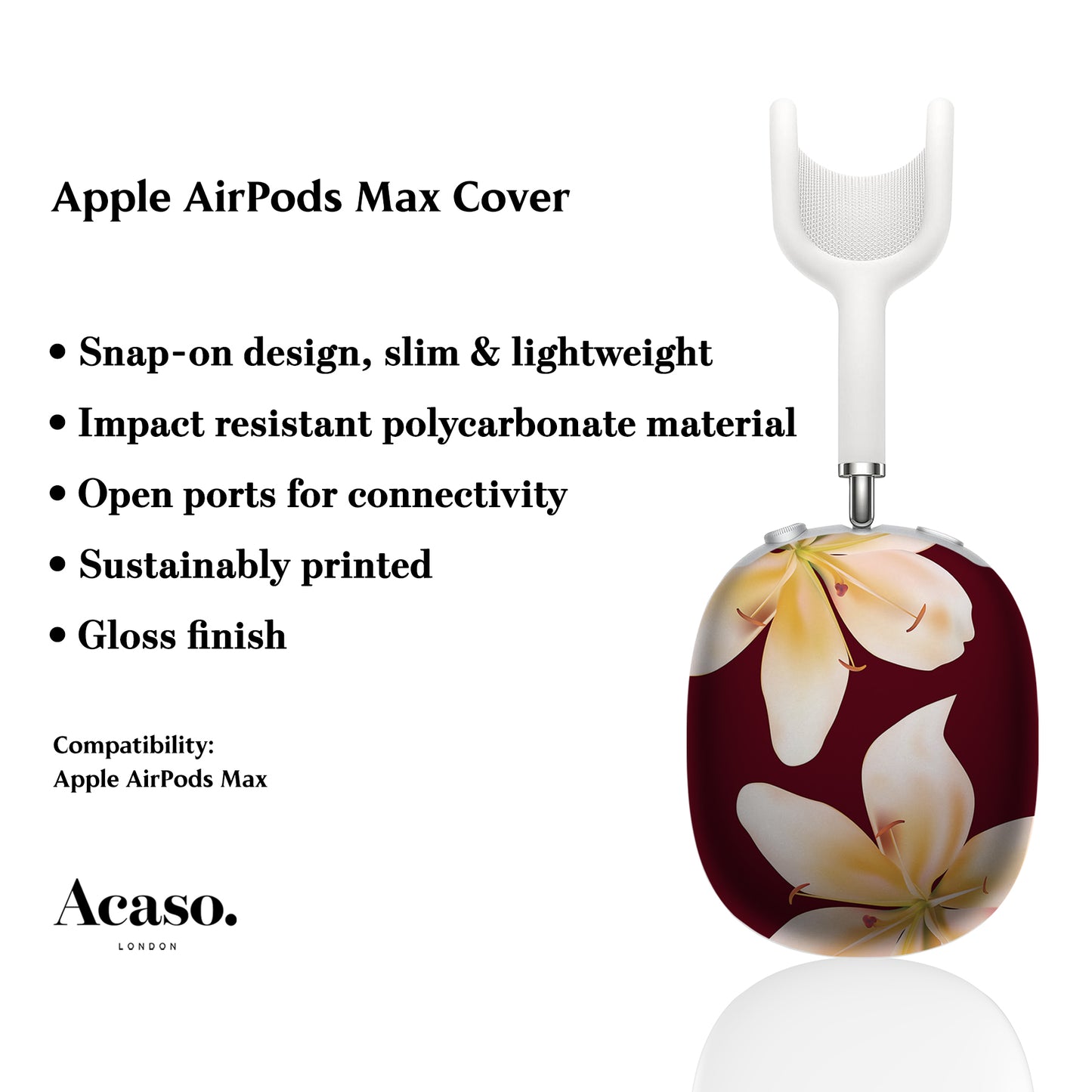 Lily Flower AirPods Max Cover