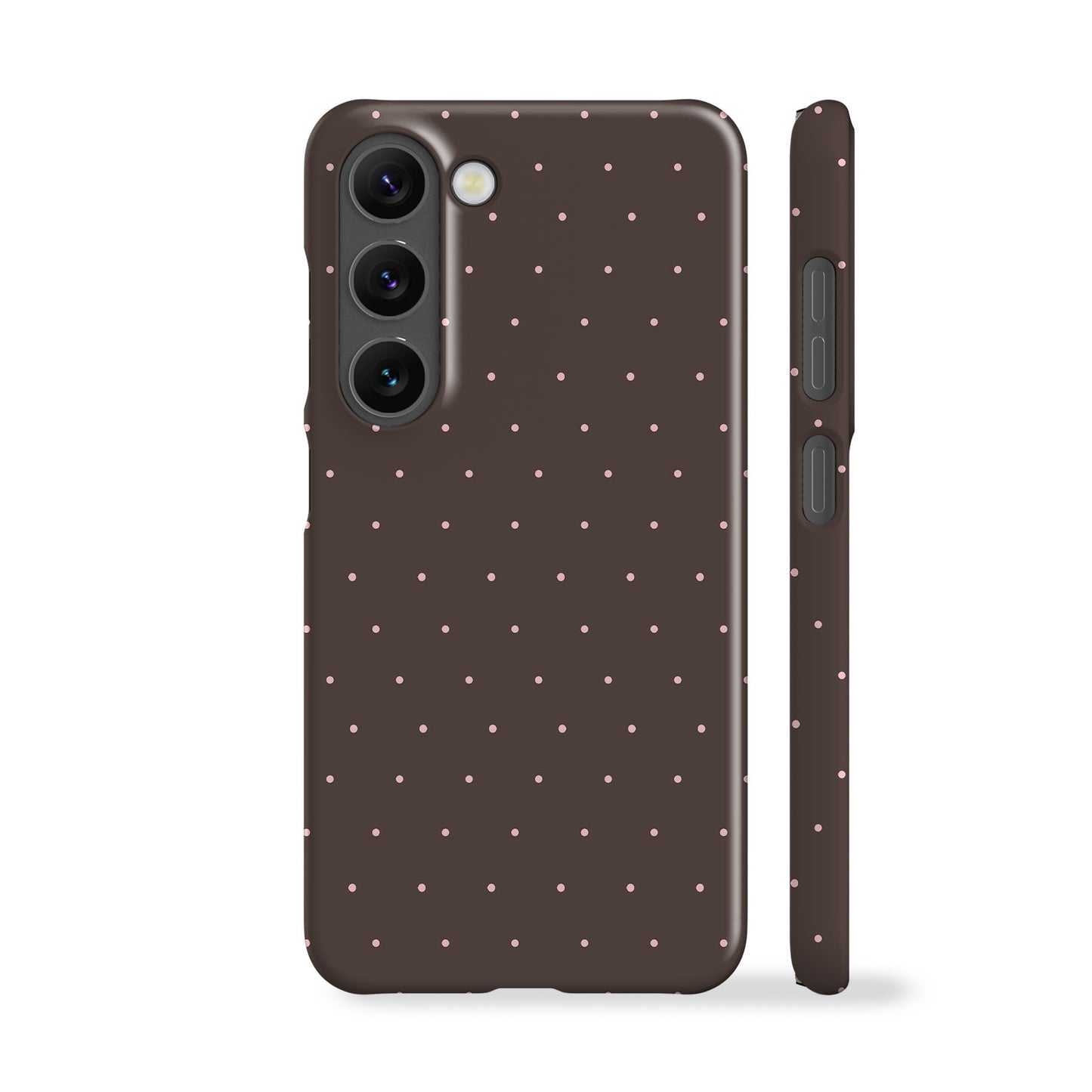Brown Mini Polka Phone Case