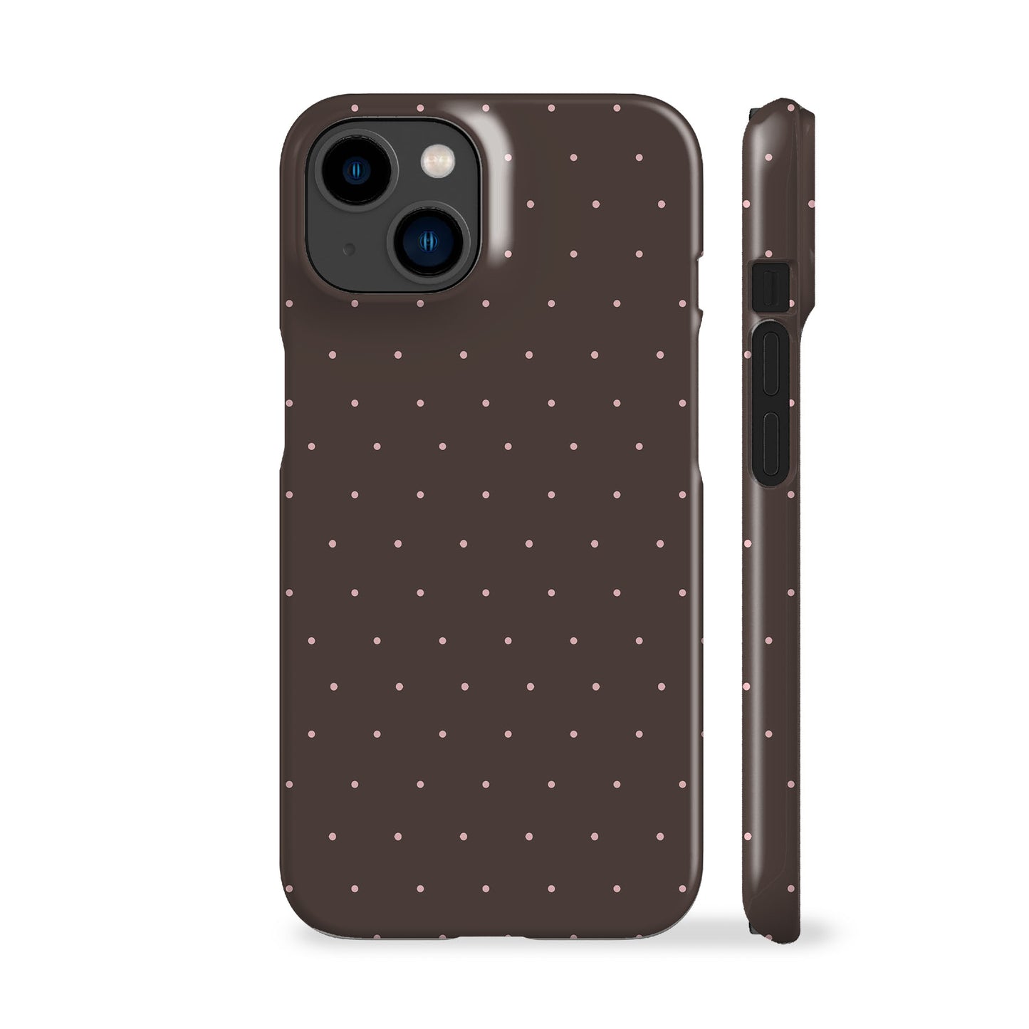 Brown Mini Polka Phone Case