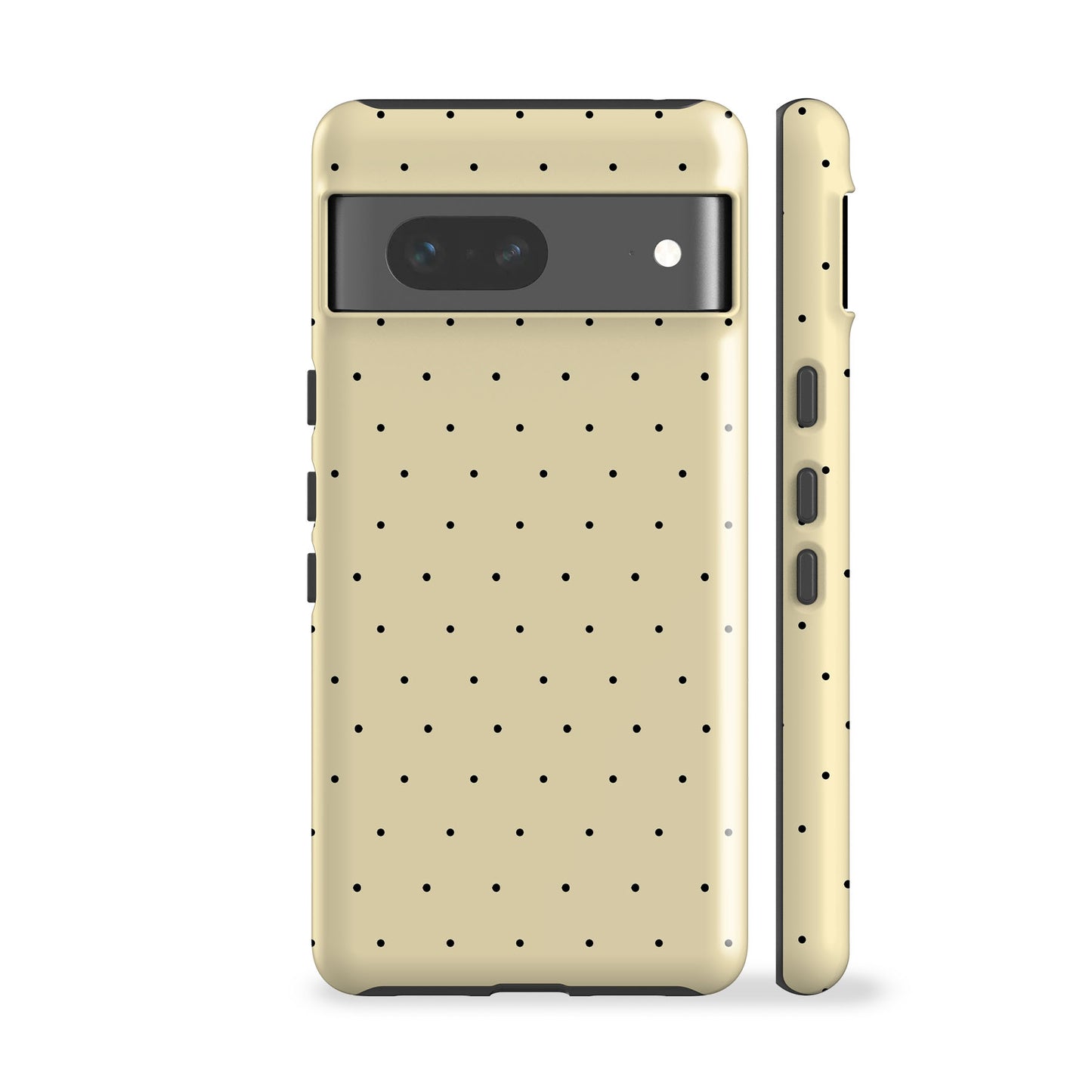 Butter Yellow Polka Phone Case