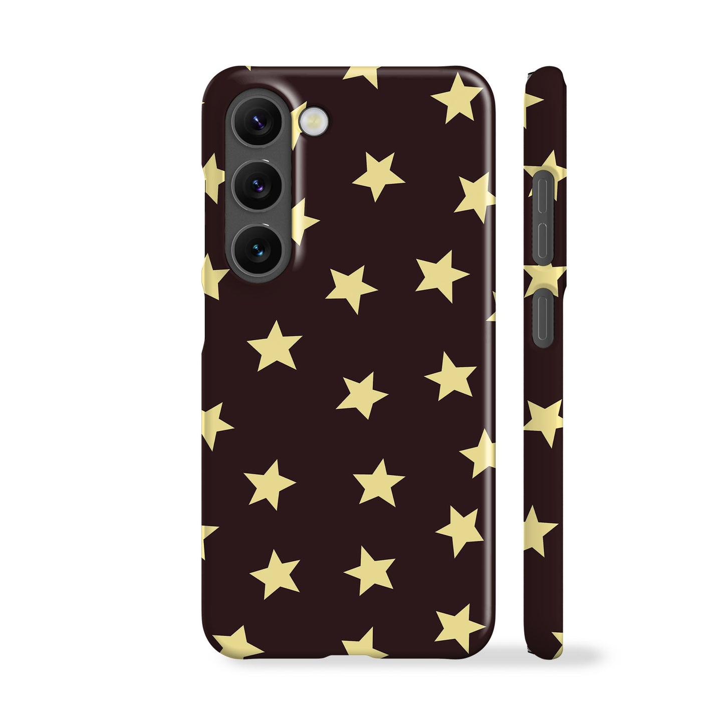 Dark Brown Mini Stars Phone Case