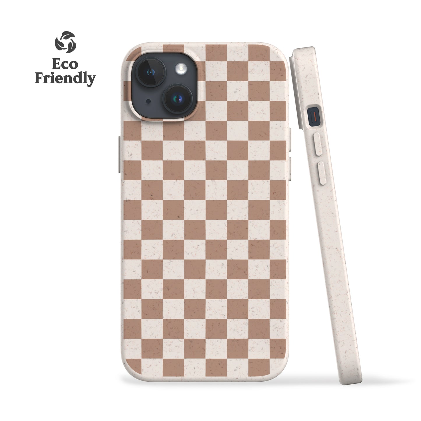 EARTHY CHECKERED Eco-Friendly Phone Case