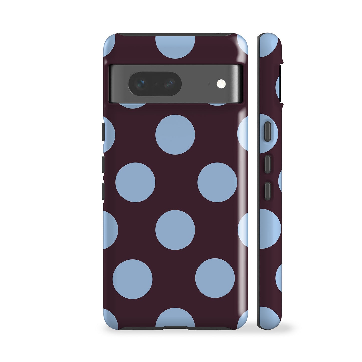 Dark Purple Feria Dots Phone Case