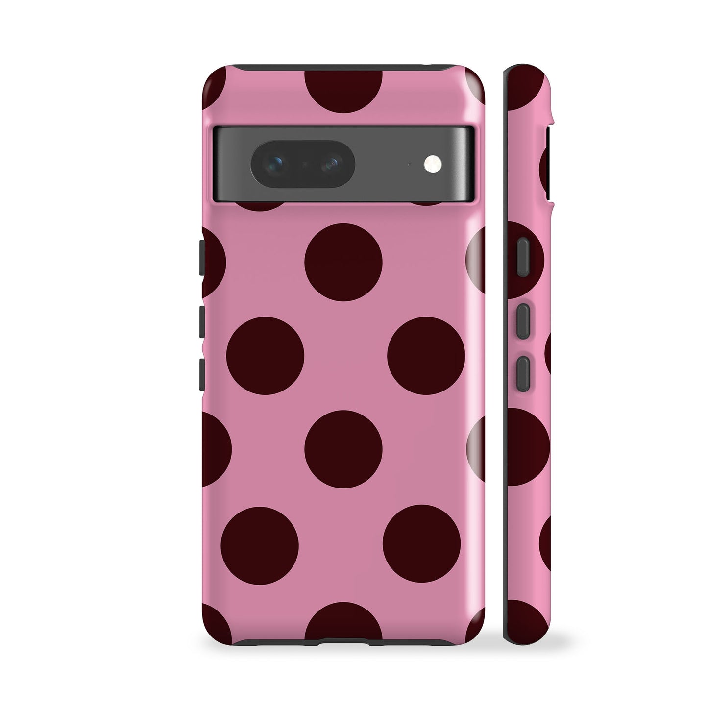 Feria Maroon Dots Phone Case
