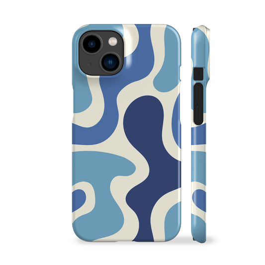 Funky Wave Blue Phone Case