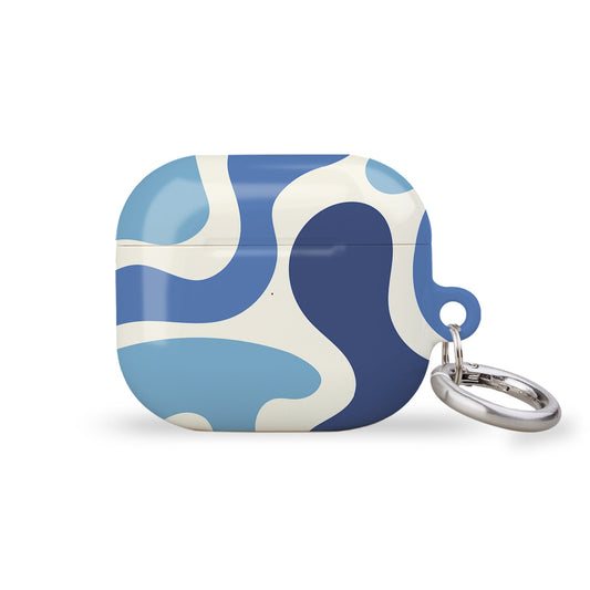 Funky Waves Blue AirPods Case Cover