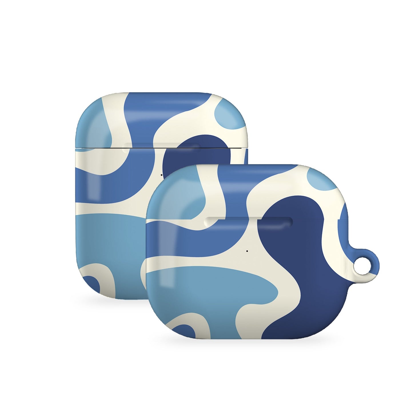 Funky Waves Blue AirPods Case Cover