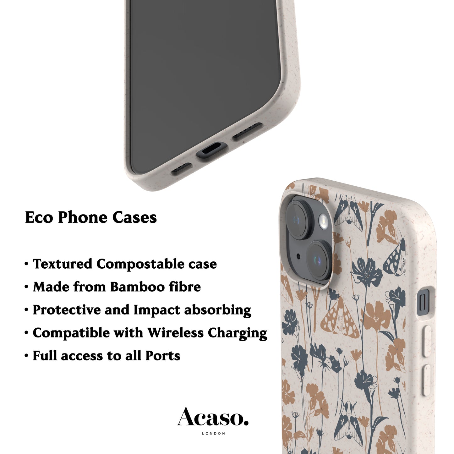 FALL MOTHS Eco-Friendly Phone Case