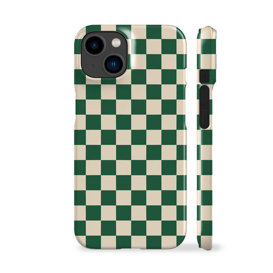 Green Hope Checkered Phone Case