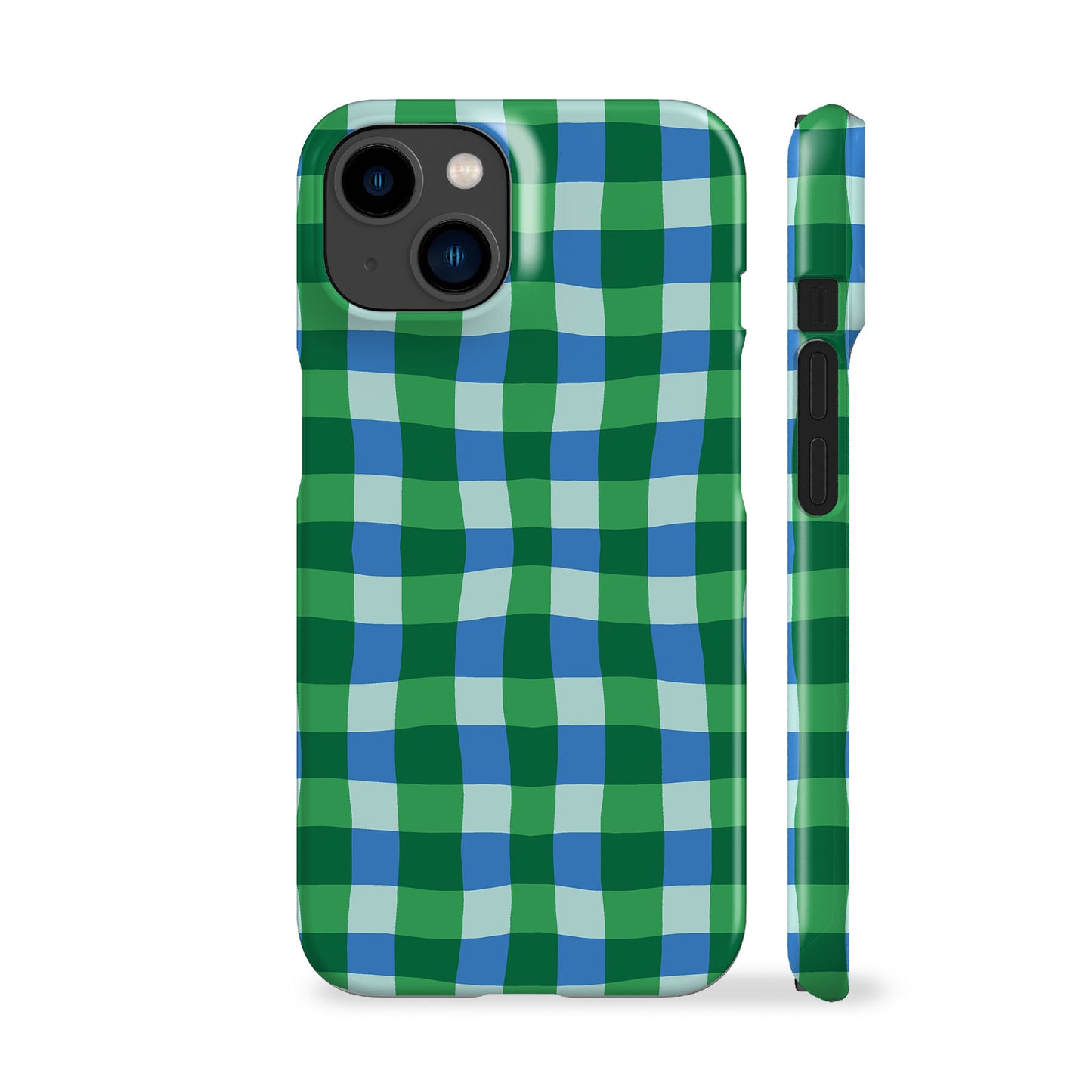 Green Blue Plaid Phone Case