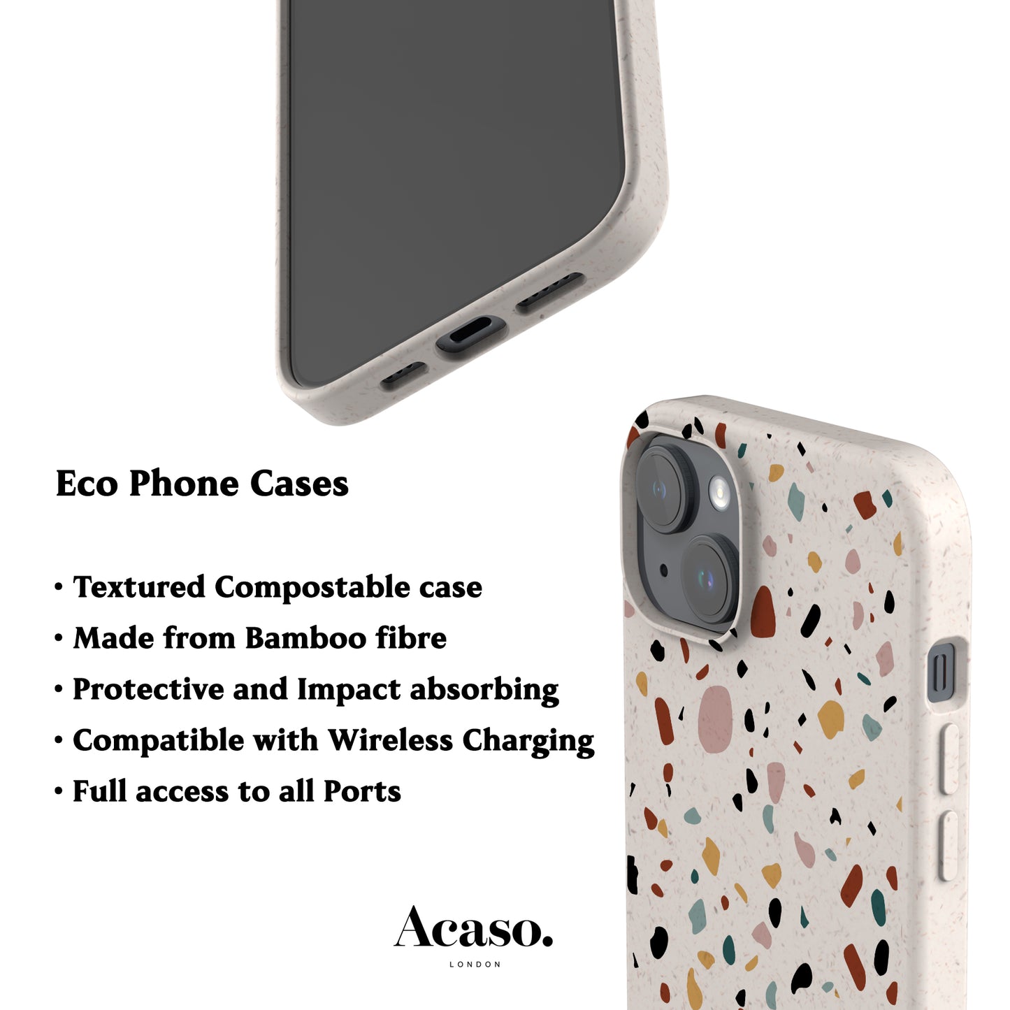 GEO-TERRAZZO Eco-Friendly Phone Case