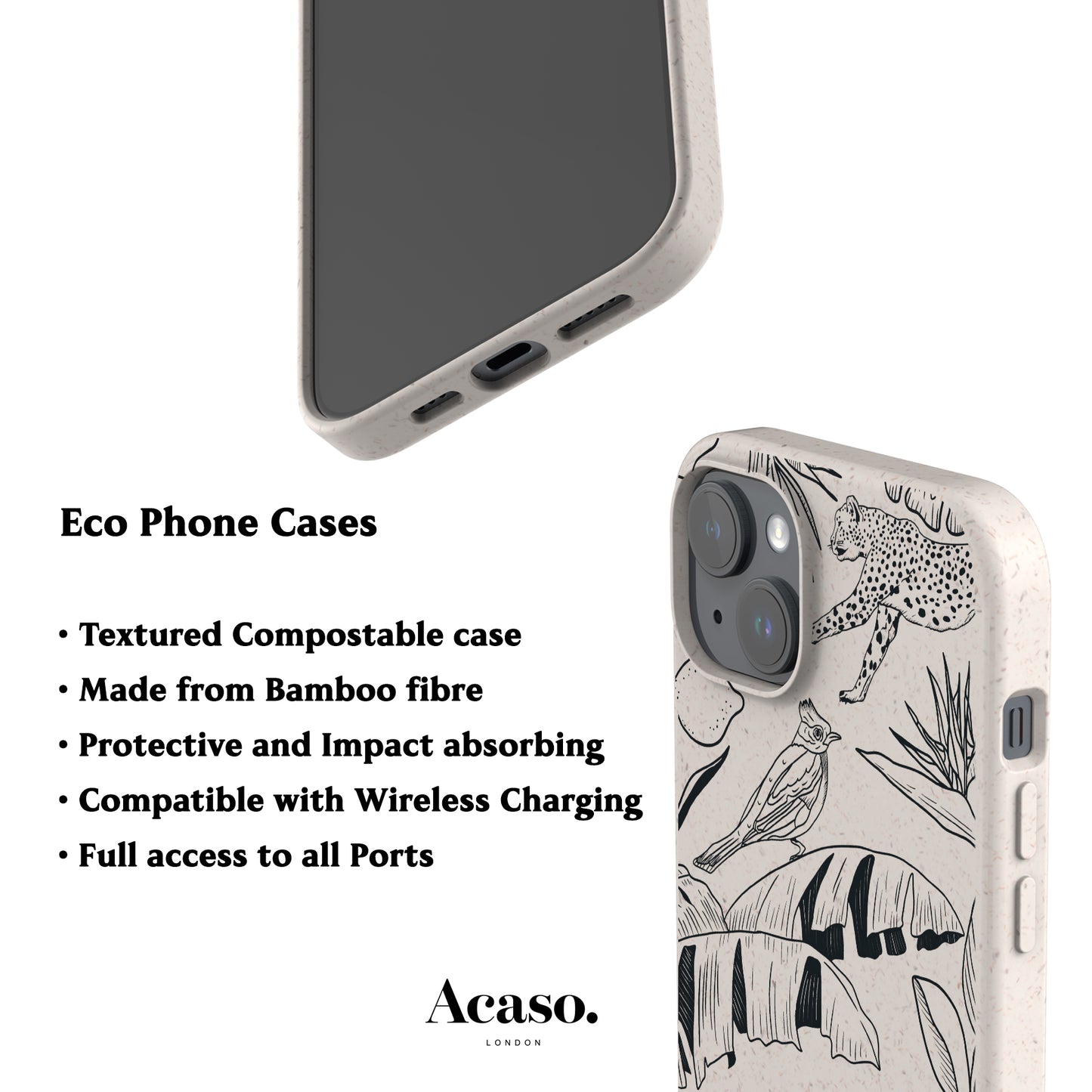 JUNGLE JOUY Eco-Friendly Phone Case