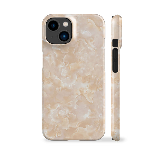 Marble Apricot Phone Case