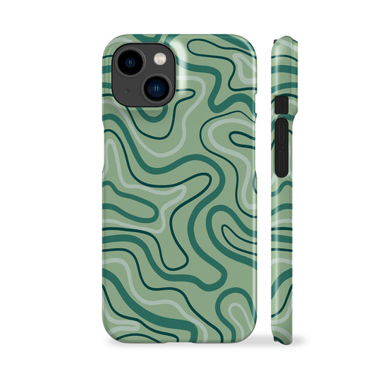 Maya Line Art Green Phone Case