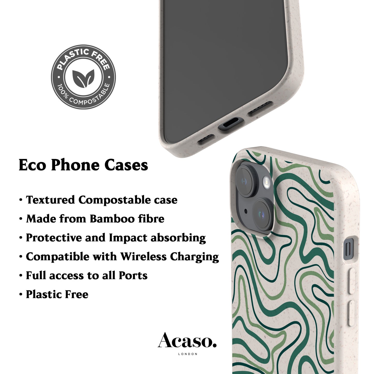 Maya Line Art Eco-Friendly Phone Case