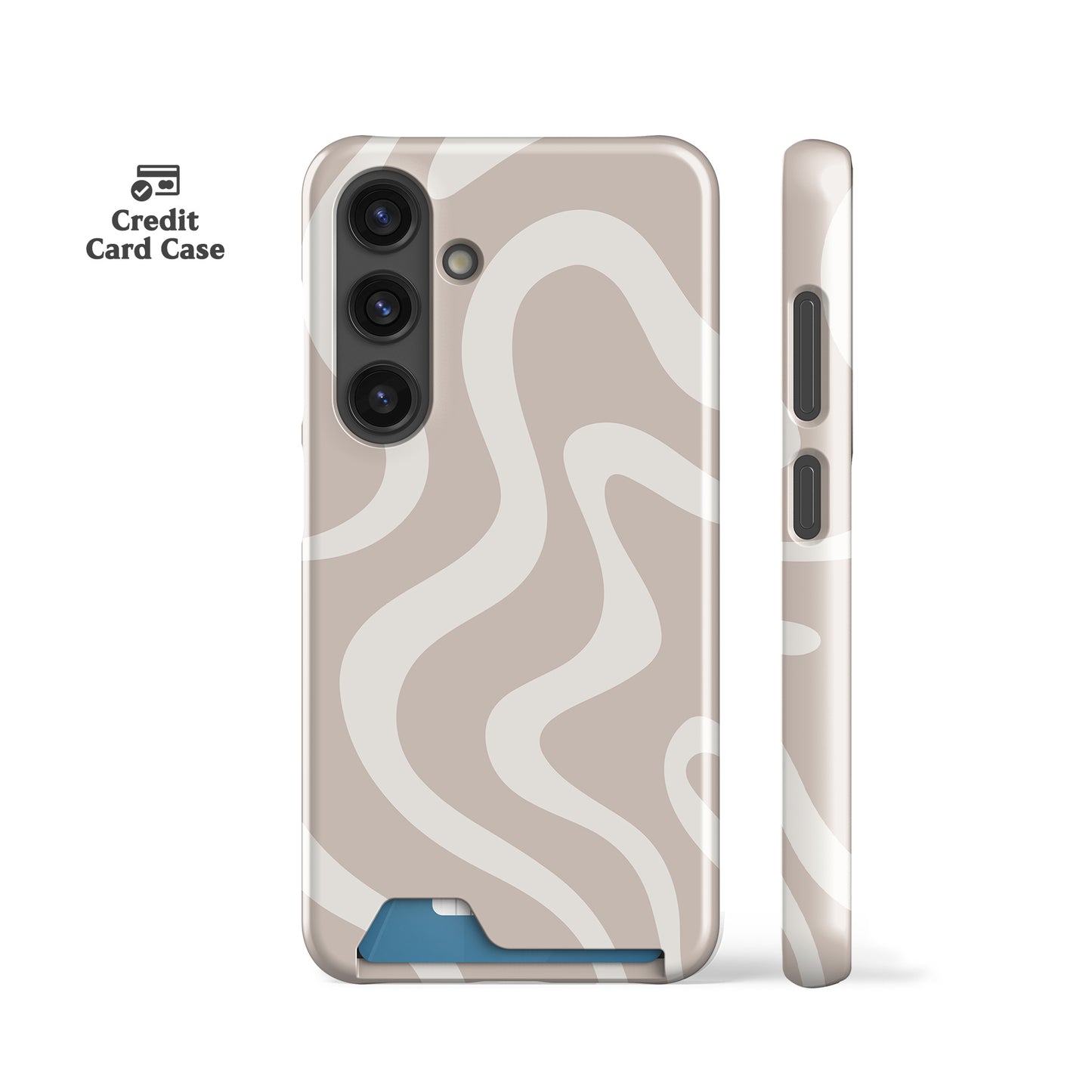 Minimal Wave Slim Card Case