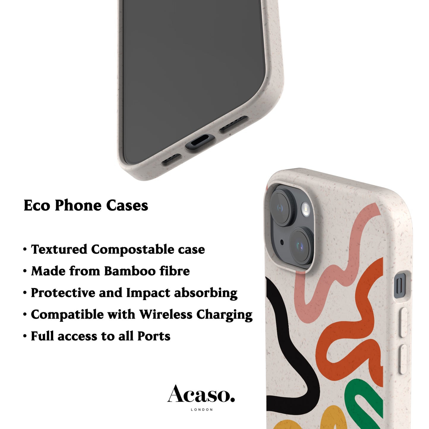 ORGANIC SHAPES Eco-Friendly Phone Case