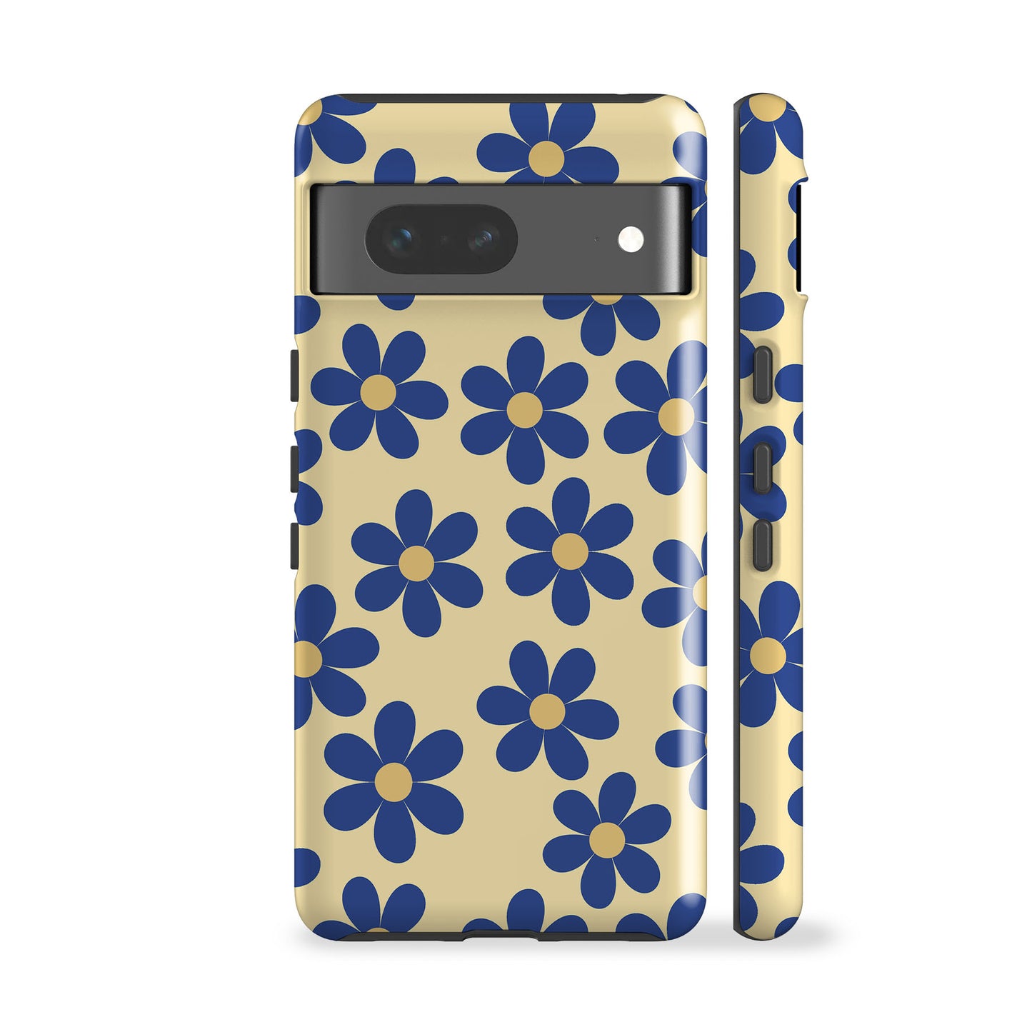 Paris Blue Flowers Phone Case