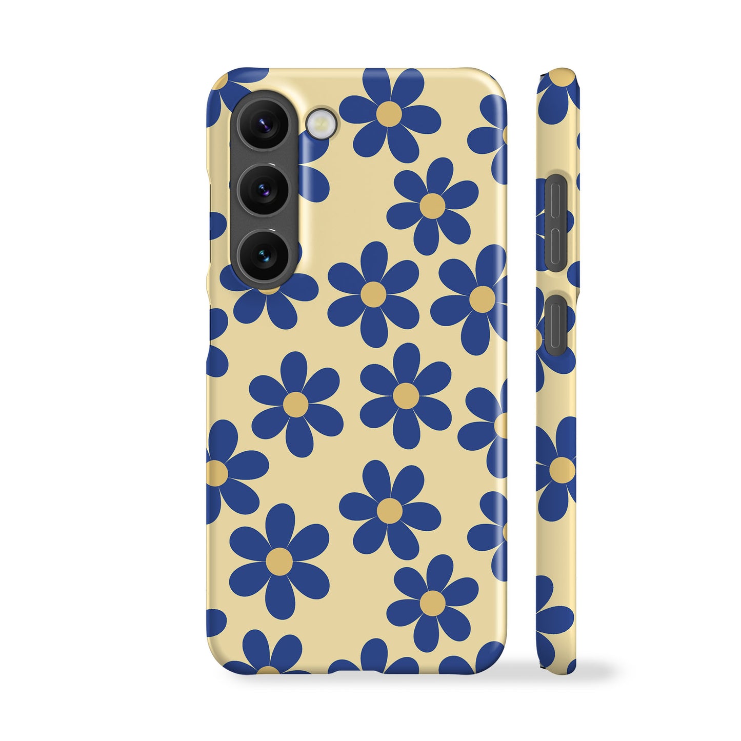 Paris Blue Flowers Phone Case
