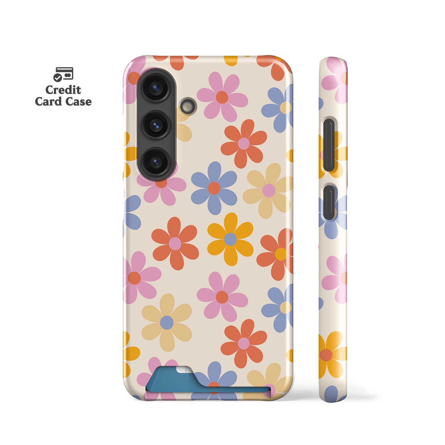 Paris Flowers Card Case