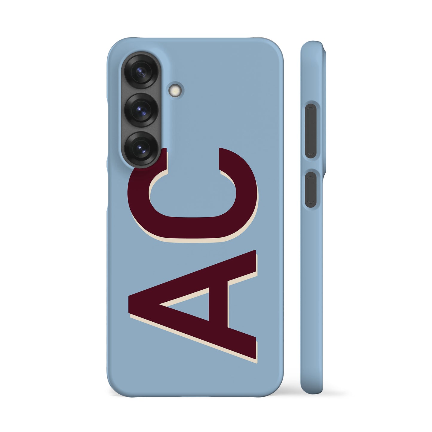 Personalised Blue Maroon Phone Case