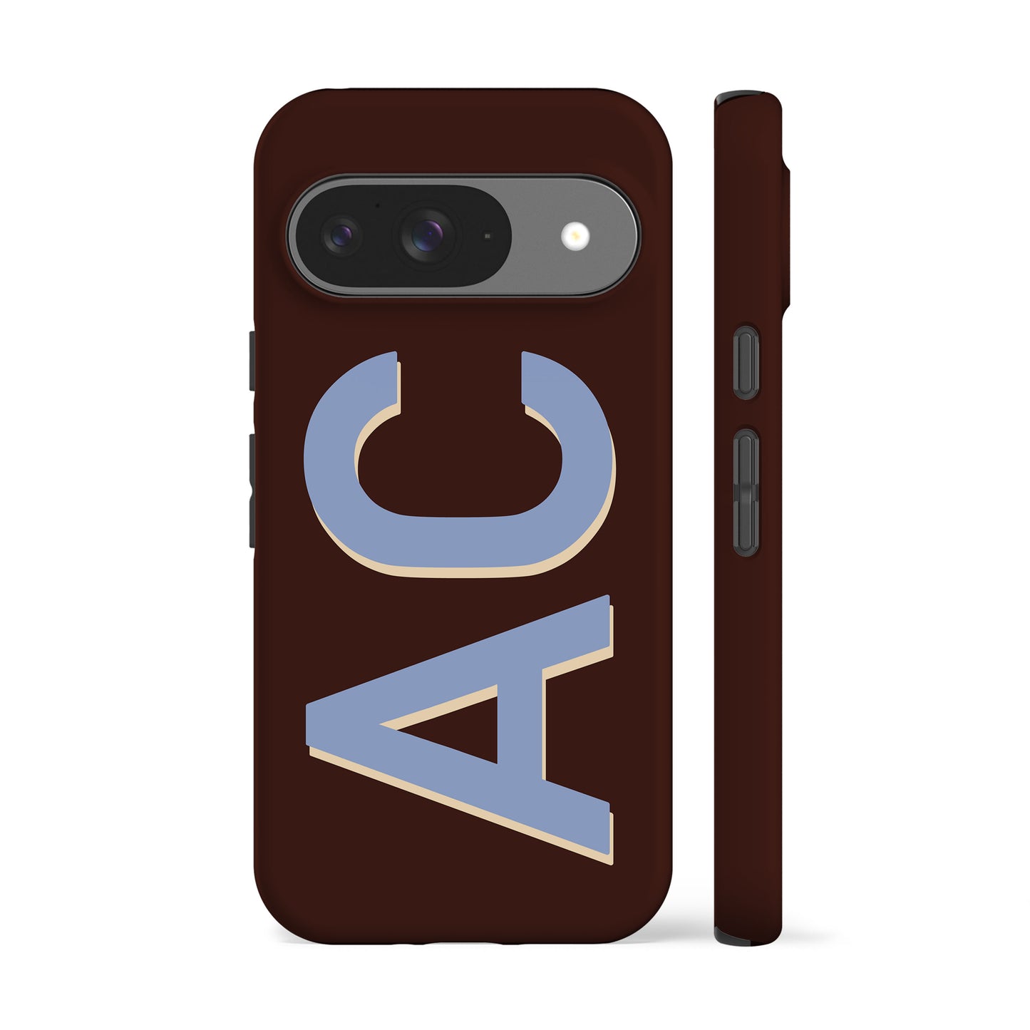Personalised Brown Blue Phone Case