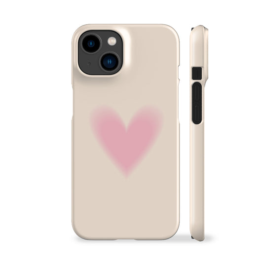 Pink Gradient Heart Phone Case