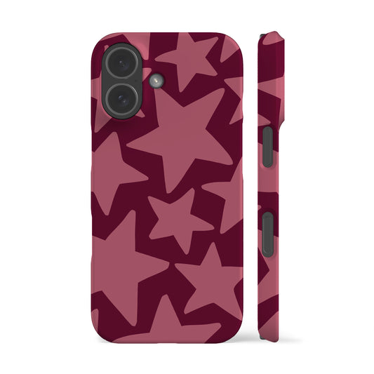 Deep Rose Stars Phone Case