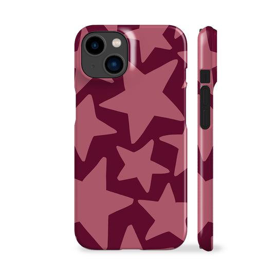 Deep Rose Stars Phone Case