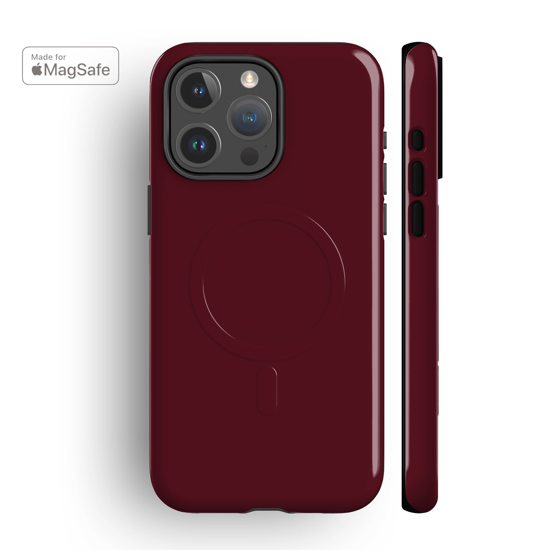 Burgundy MagSafe iPhone Case - Main Image