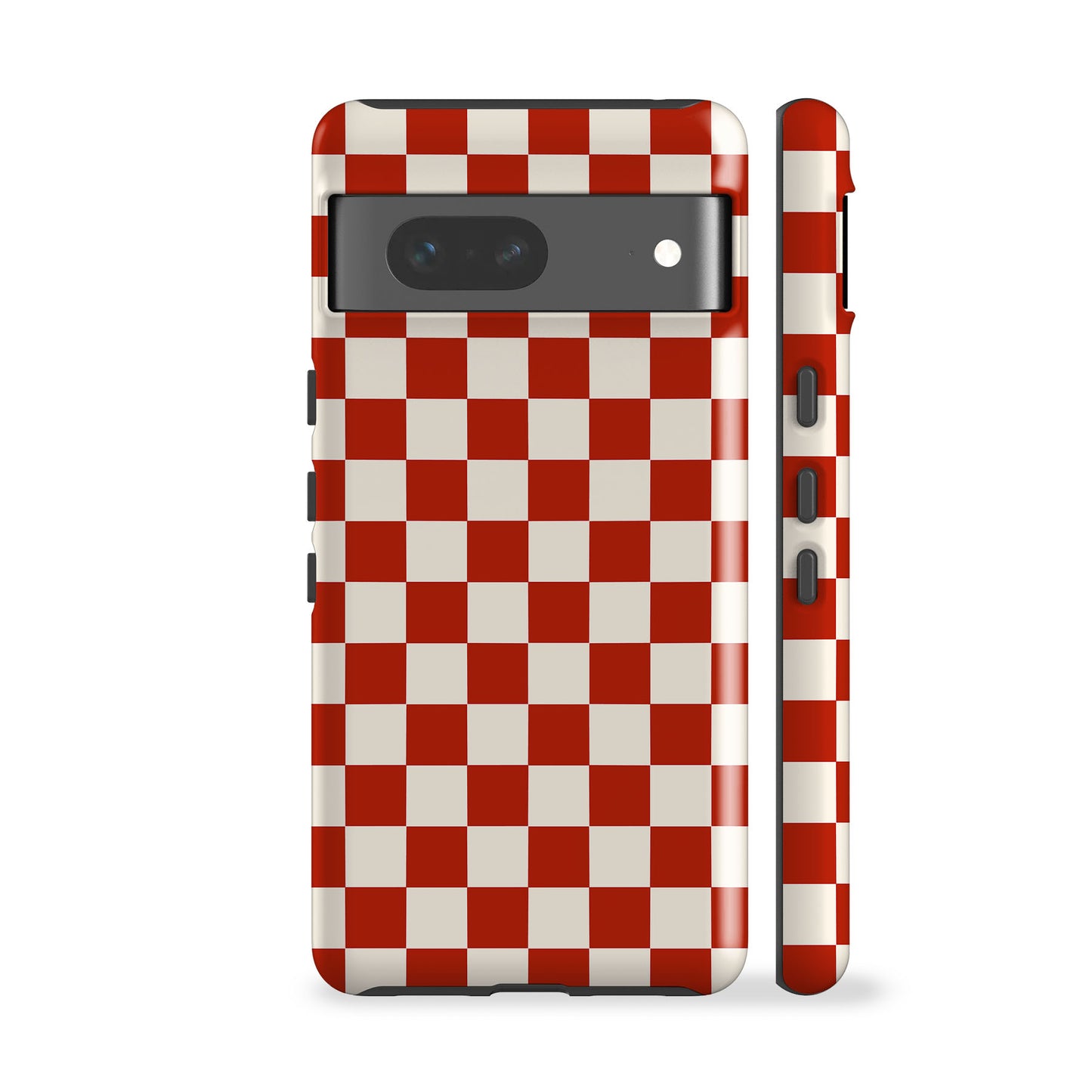 Red Checkered Phone Case