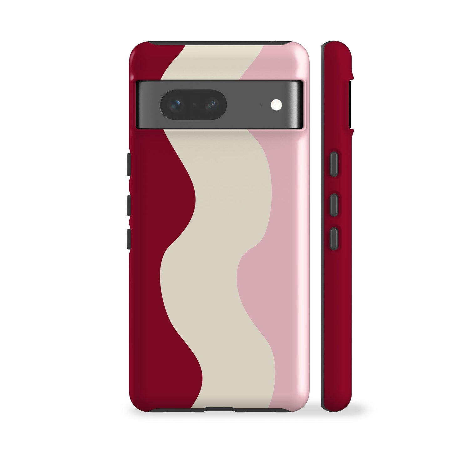 Soft Cream Maroon Pink Phone Case