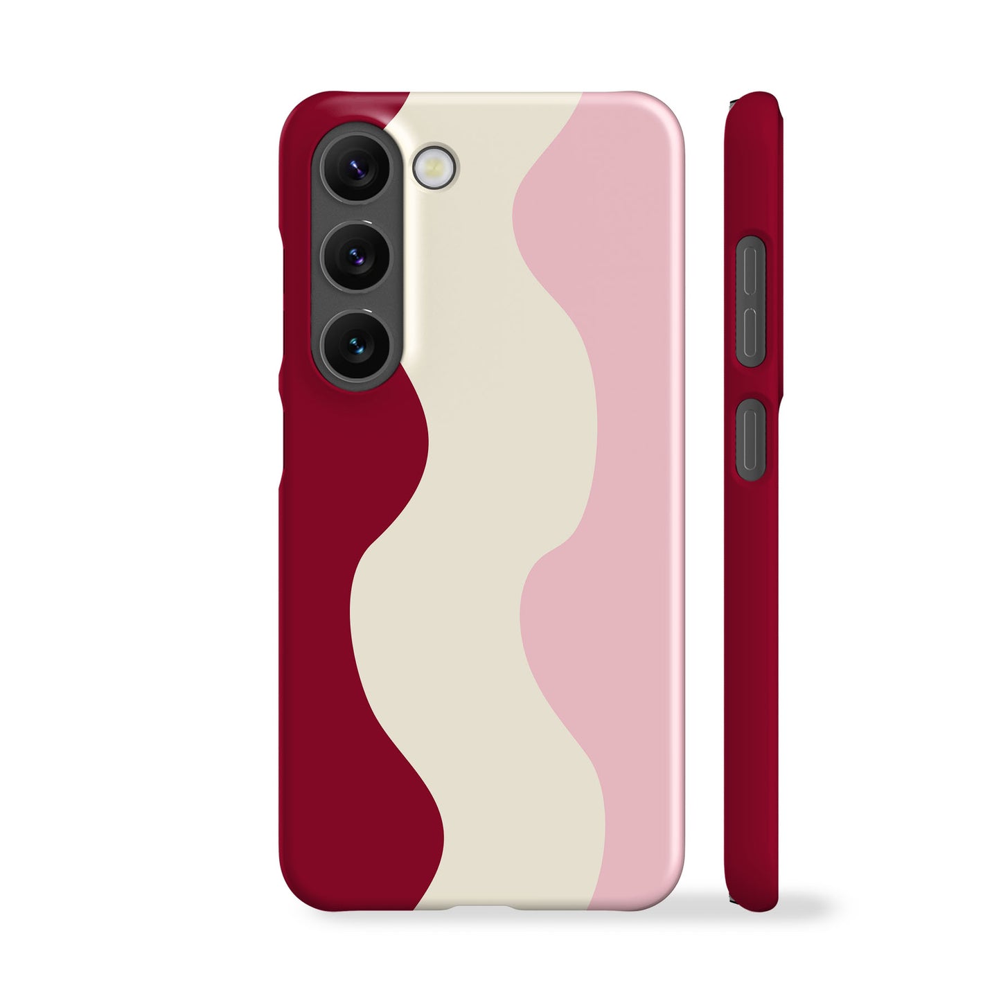 Soft Cream Maroon Pink Phone Case