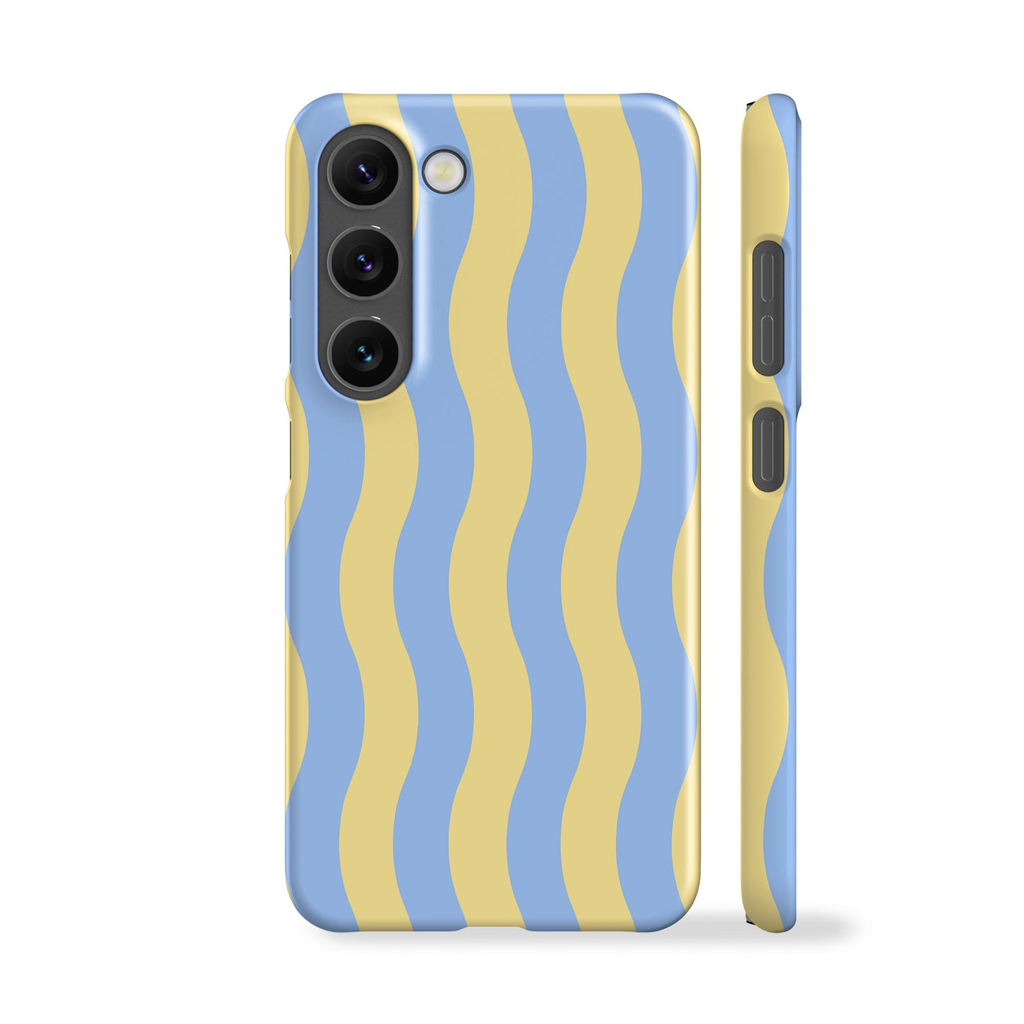Striped Waves Butter Yellow Phone Case