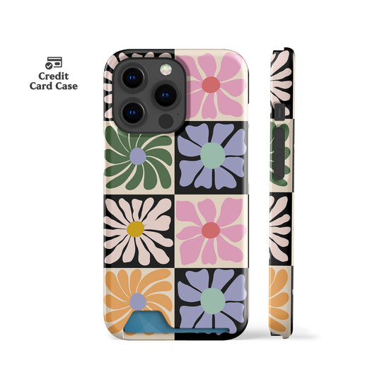 Summer Flowers Slim Card Case