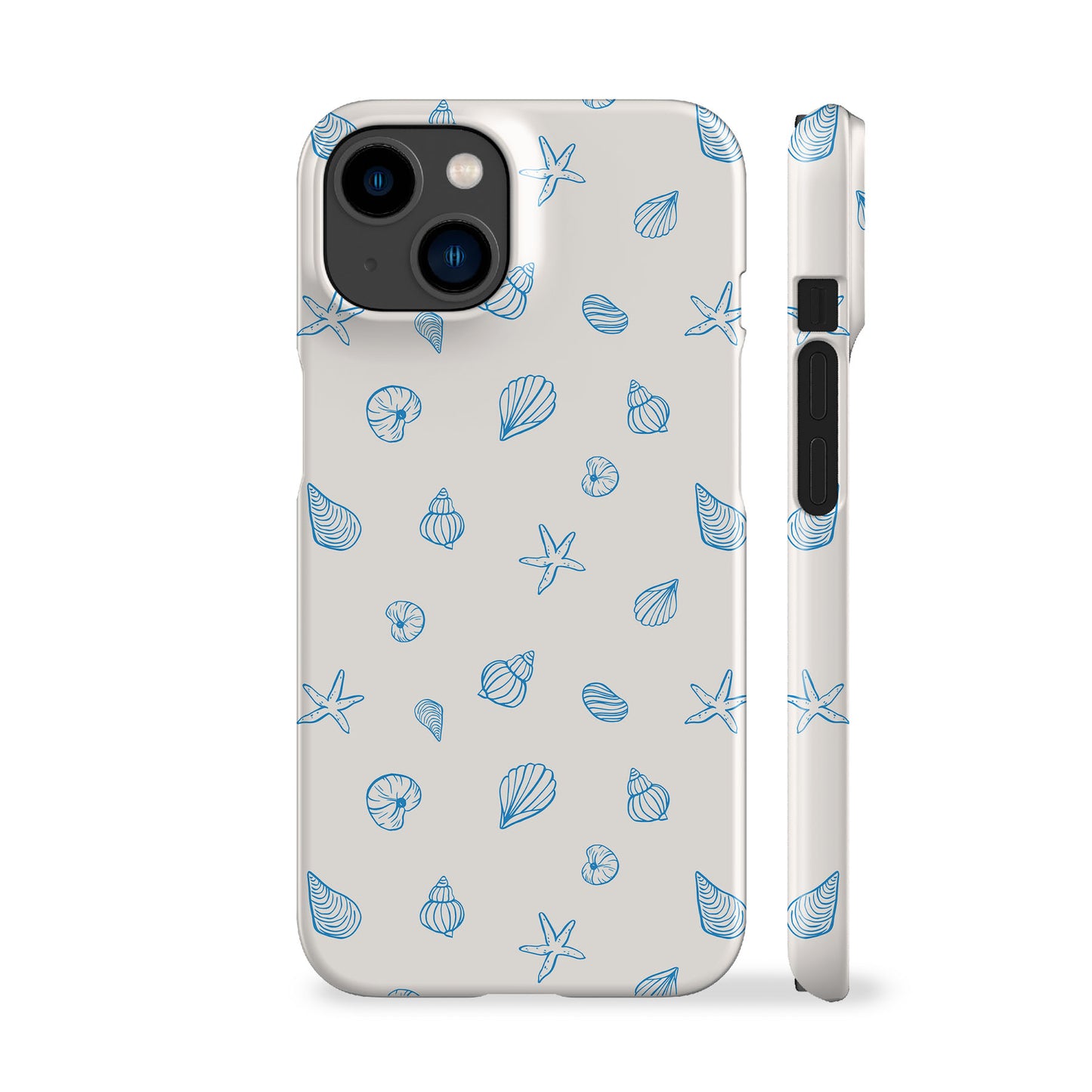 Tiny Blue Seashells Phone Case