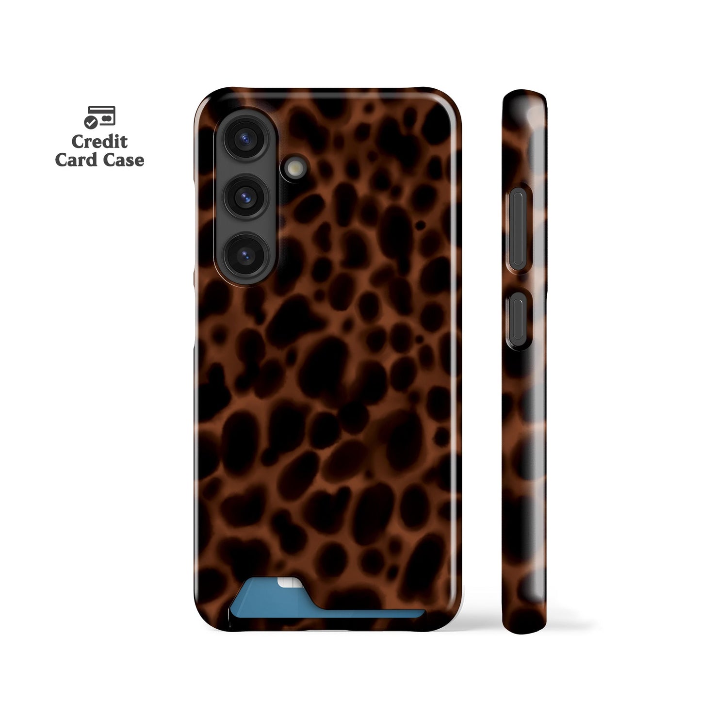 Tortoise Shell Toffee Card Case