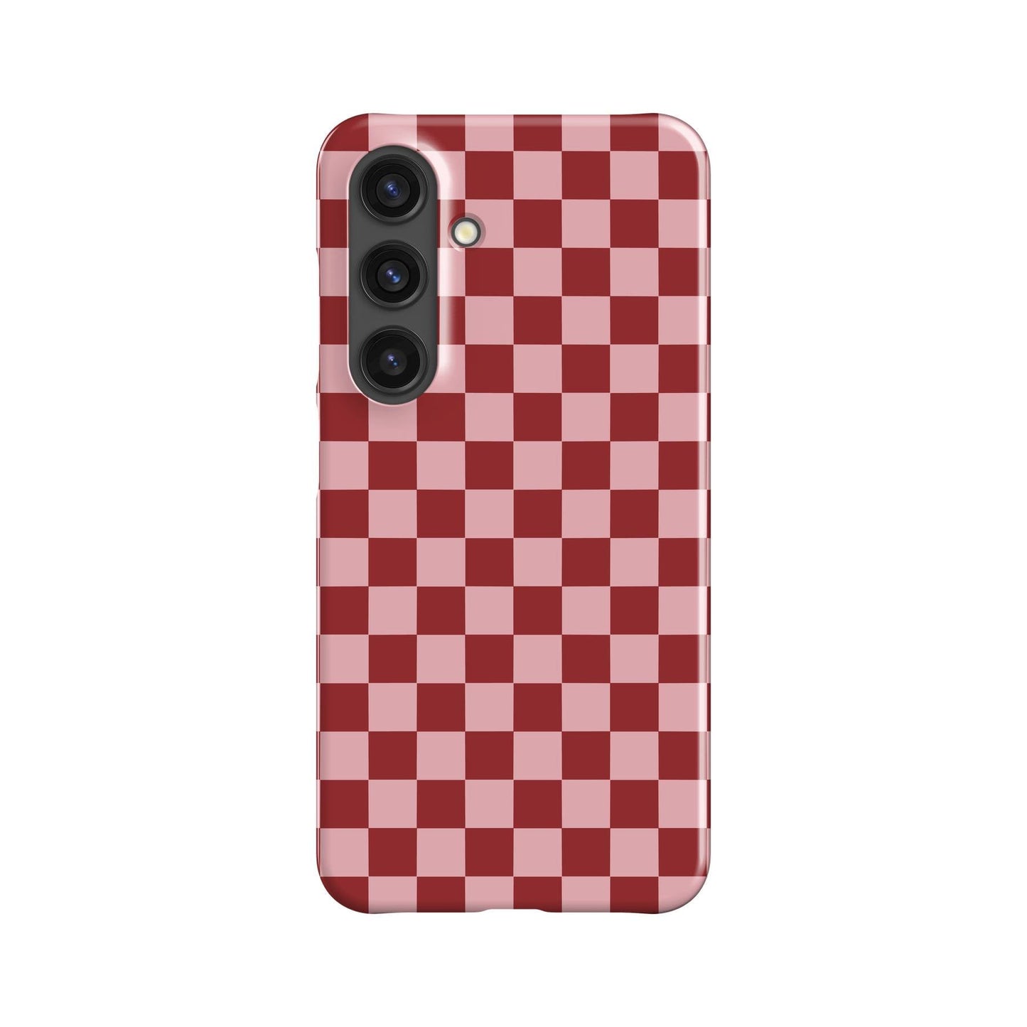 Bright Red Checkers Phone Case
