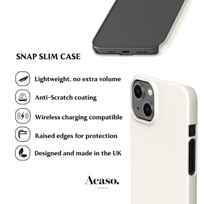 Cream Ribbon Phone Case