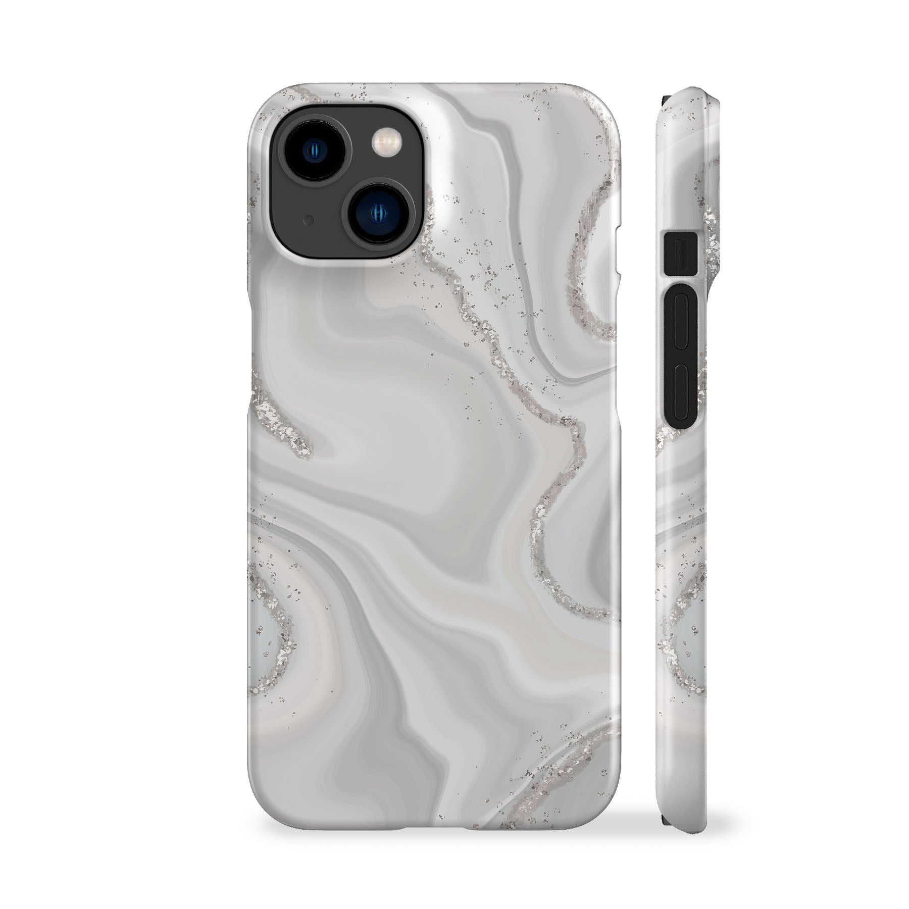 White Marble Phone Case - Main Image