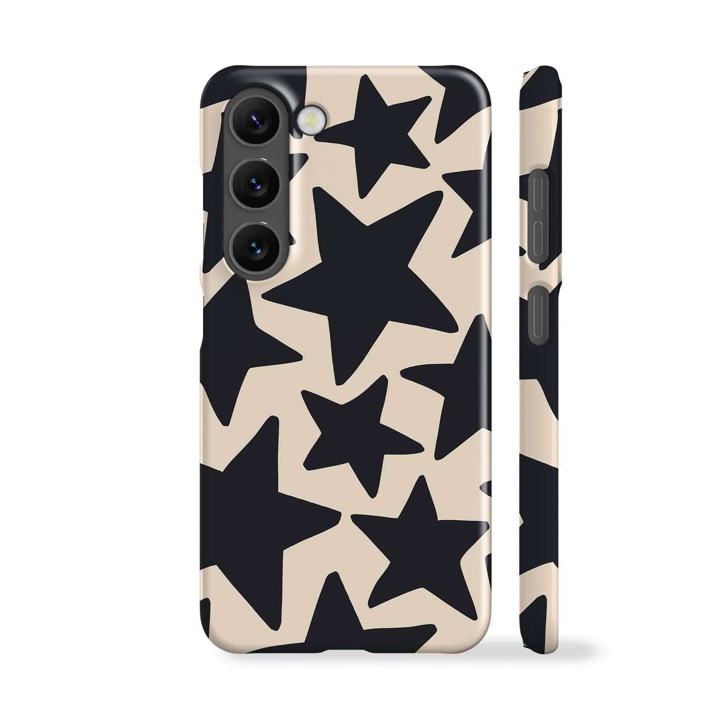 Wonky Stars Cream Phone Case