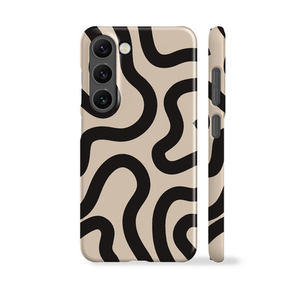 Boho Line Art Beige Phone Case