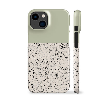 Geo Speckled Green Phone Case