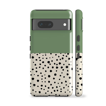 Liv Geo Dots Green Phone Case