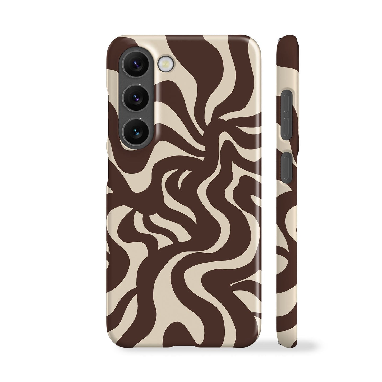 Wavy Swirls Choco Phone Case