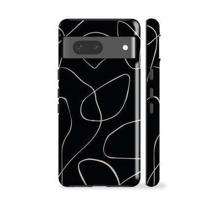 Minimal Art Black Phone Case